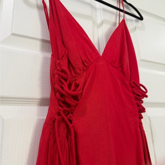 Farm Rio Red Maxi Dress - Picture 4 of 5